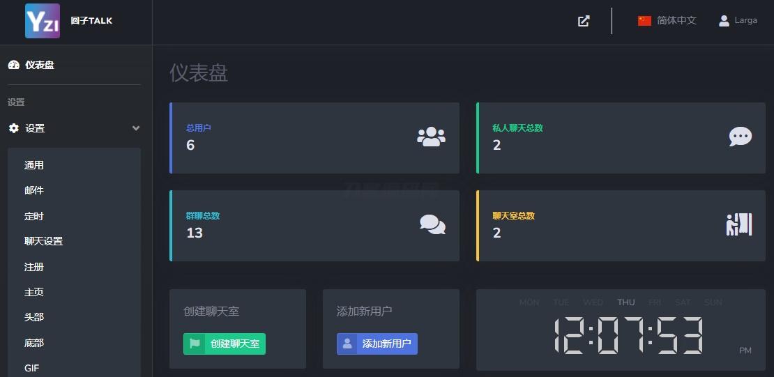 ChatNet聊天室系统汉化版源码 图片
