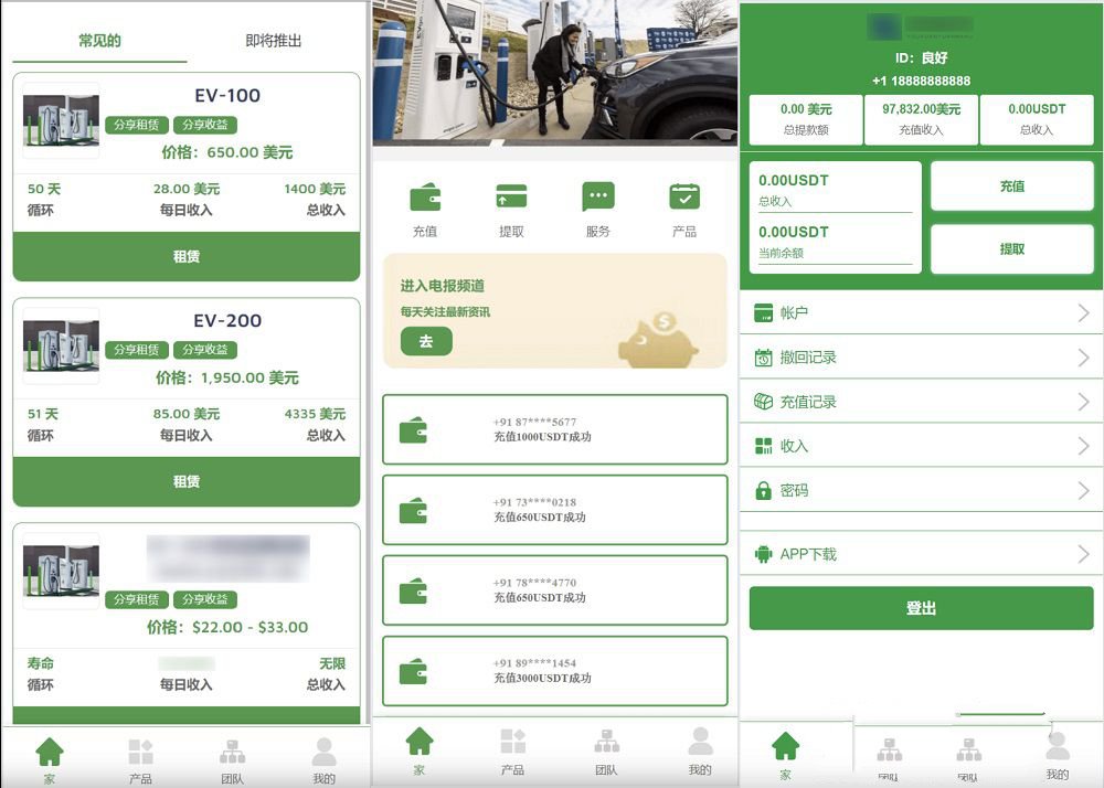 海外充电桩共享投资源码PHP，全球充电站资源整合平台开源代码-七七源码网
