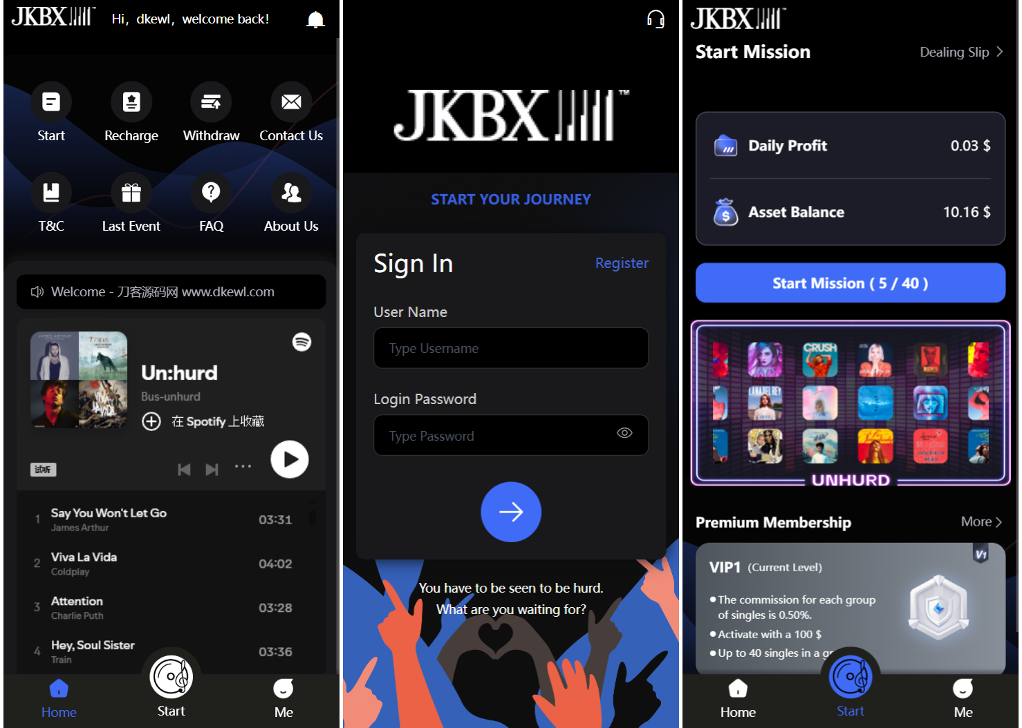 JKBX海外音乐抢单系统源码 – ThinkPHP框架版，含详尽教程-七七源码网