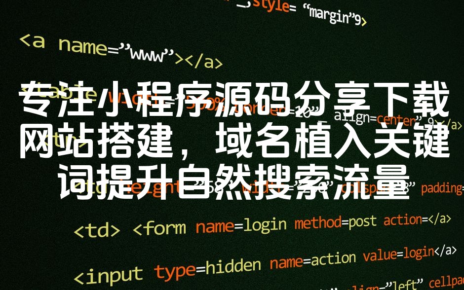 图片[1]-小程序源码分享平台搭建攻略：巧用域名关键词优化，提升自然搜索流量占比-七七源码网