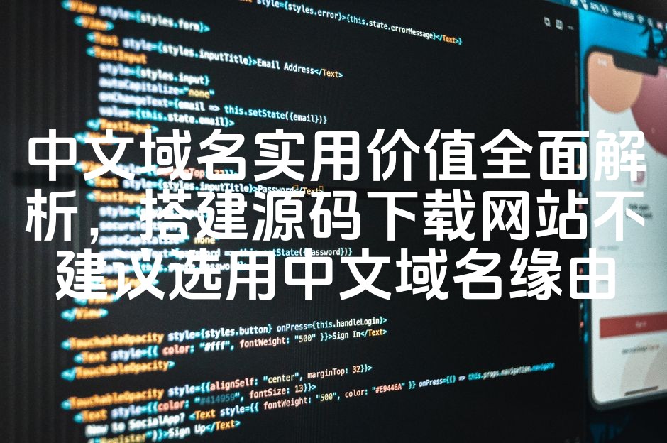 图片[1]-中文域名实用价值深度解析：为何搭建源码下载网站不宜选用中文域名？-七七源码网