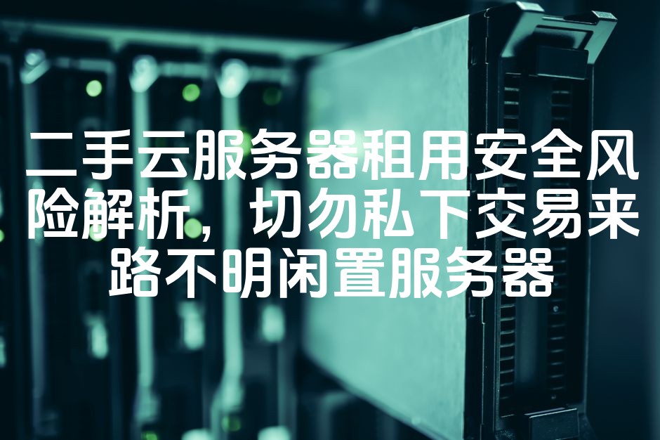 图片[1]-《揭秘二手云服务器租用风险：避免私下交易，防范来路不明闲置机务安全陷阱》-七七源码网