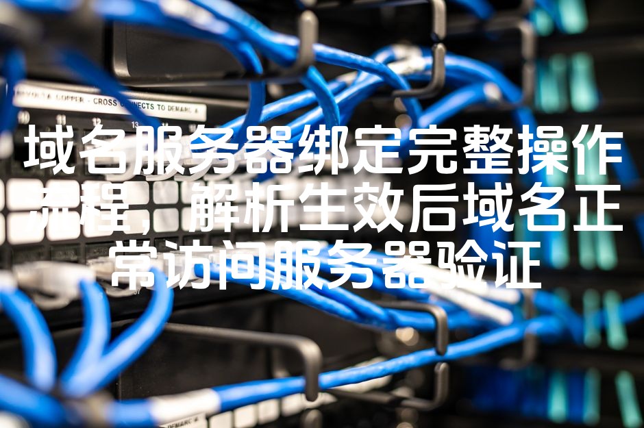 图片[1]-域名服务器绑定全攻略：解析生效验证，确保域名快速访问服务器-七七源码网