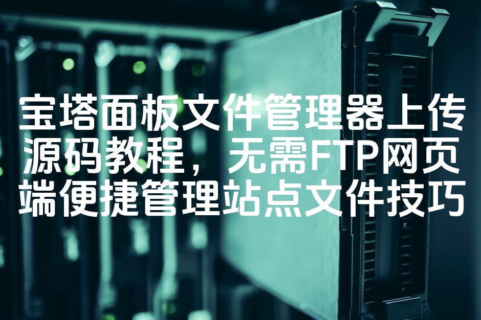 图片[1]-宝塔面板文件管理器高效上传源码指南：无需FTP，网页端轻松管理站点文件秘籍-七七源码网
