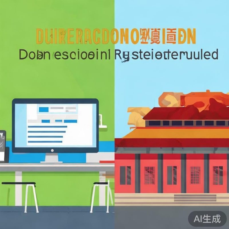 未备案域名是否可用于搭建网站？国内外服务器域名注册及使用规范对比-七七源码网