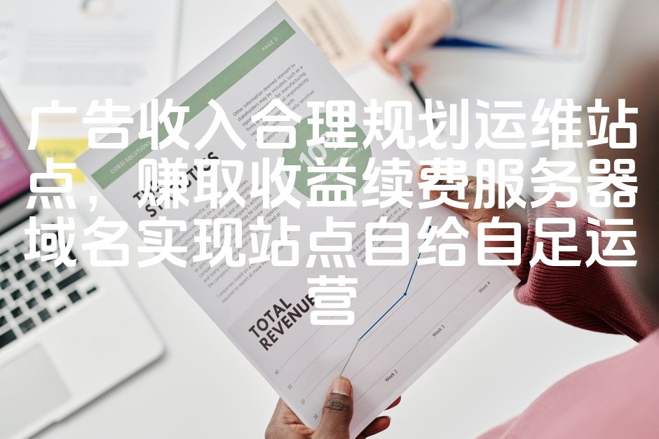 图片[1]-优化广告收入，合理运维站点，实现自给自足：通过服务器域名续费赚取收益