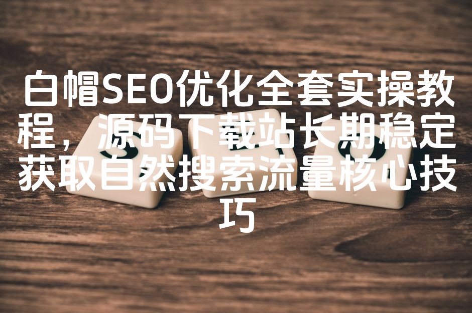 图片[1]-《SEO白帽实战指南：稳定获取自然流量，全套实操教程及源码下载》