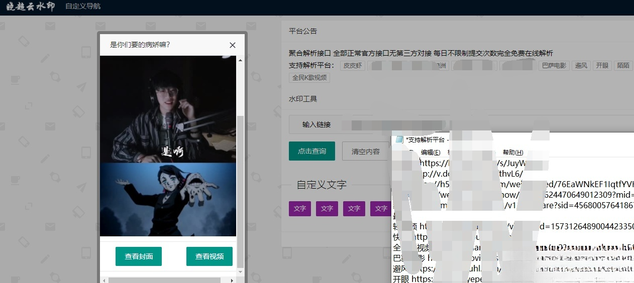 聚合短视频解析网站源码 PHP开发-七七源码网