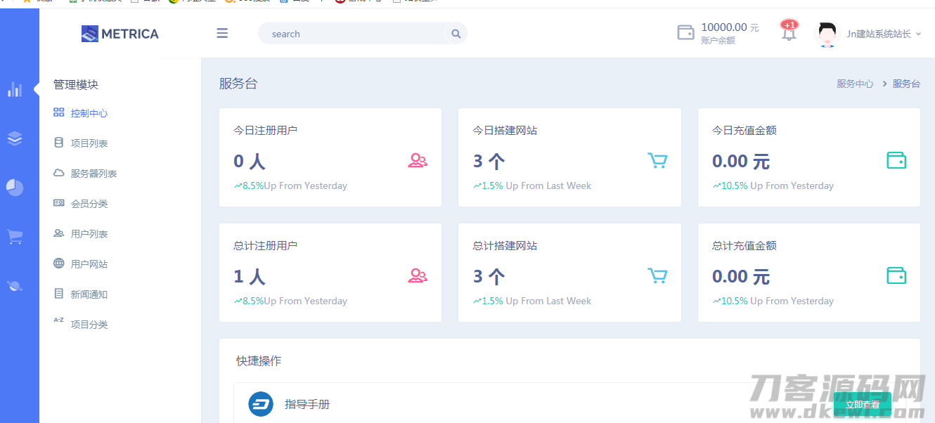 Jn建站系统2.0源码下载 + 官方视频安装指南教程-七七源码网