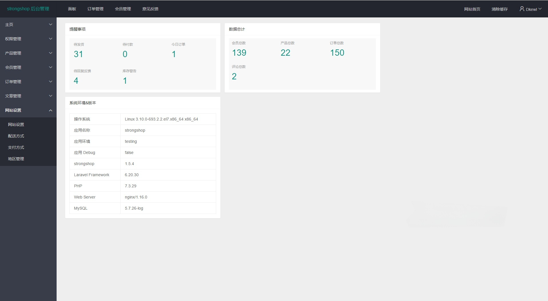 StrongShop 跨境电子商务系统 PHP Laravel 源码 图片