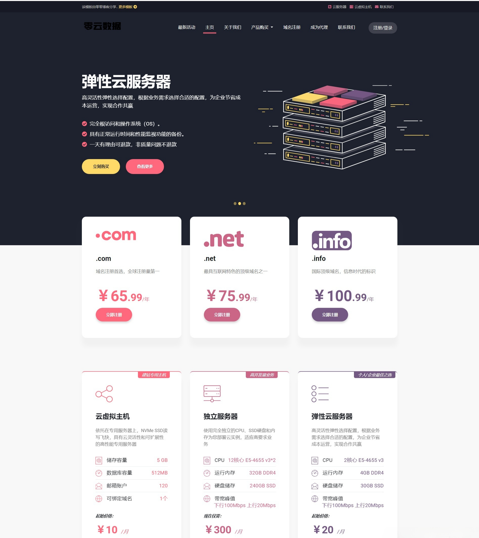 魔方财务模板PHP源码下载 - Lolipa财务主题优化版-七七源码网