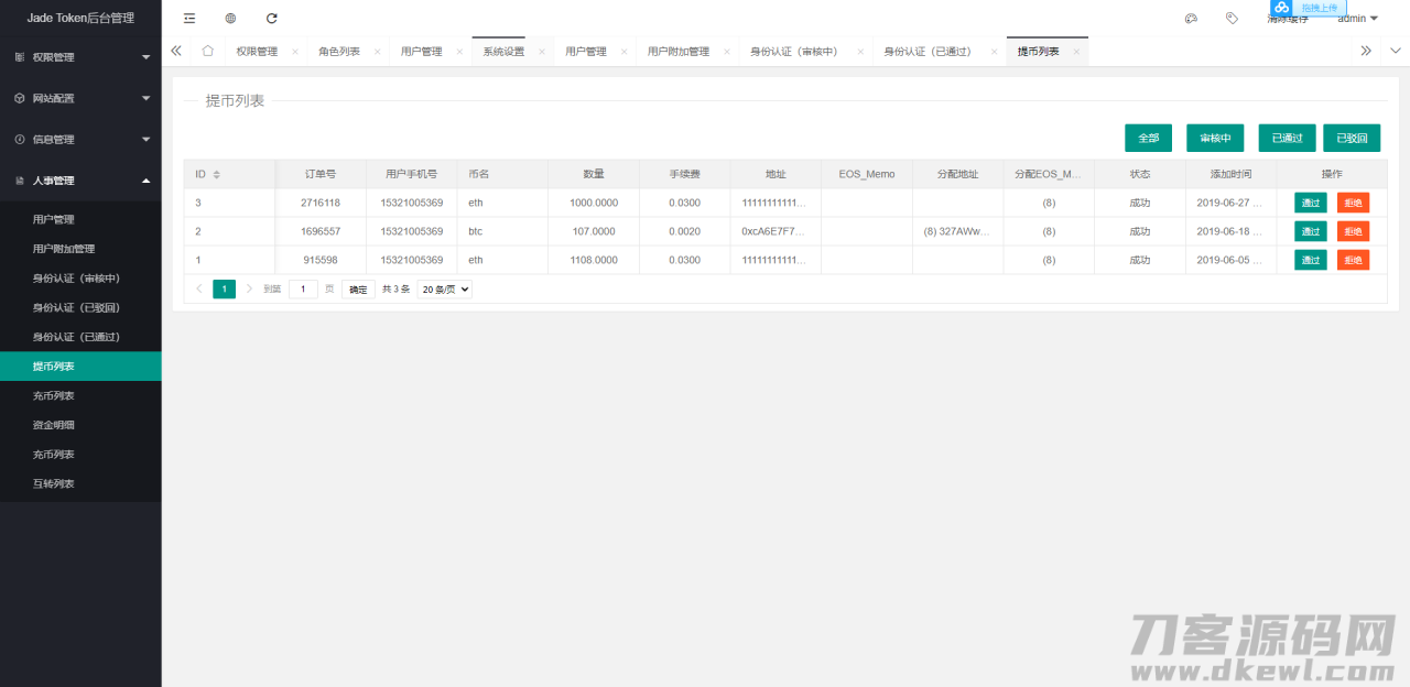 【多币种区块链交易所源码】最新价格走势+币种区块链交易所+存取功能齐全+带有身份认证+量化交易 【多币种区块链交易所源码】最新价格走势+币种区块链交易所+存取功能齐全+带有身份认证+量化交易