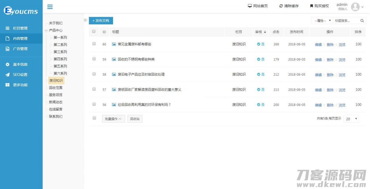 旧物回收类网站源码v2.4-七七源码网
