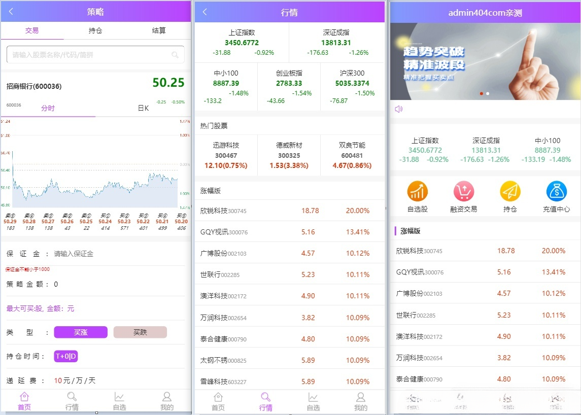 “双融金融系统手机版PHP源码下载 + 静态推广官网链接”-七七源码网