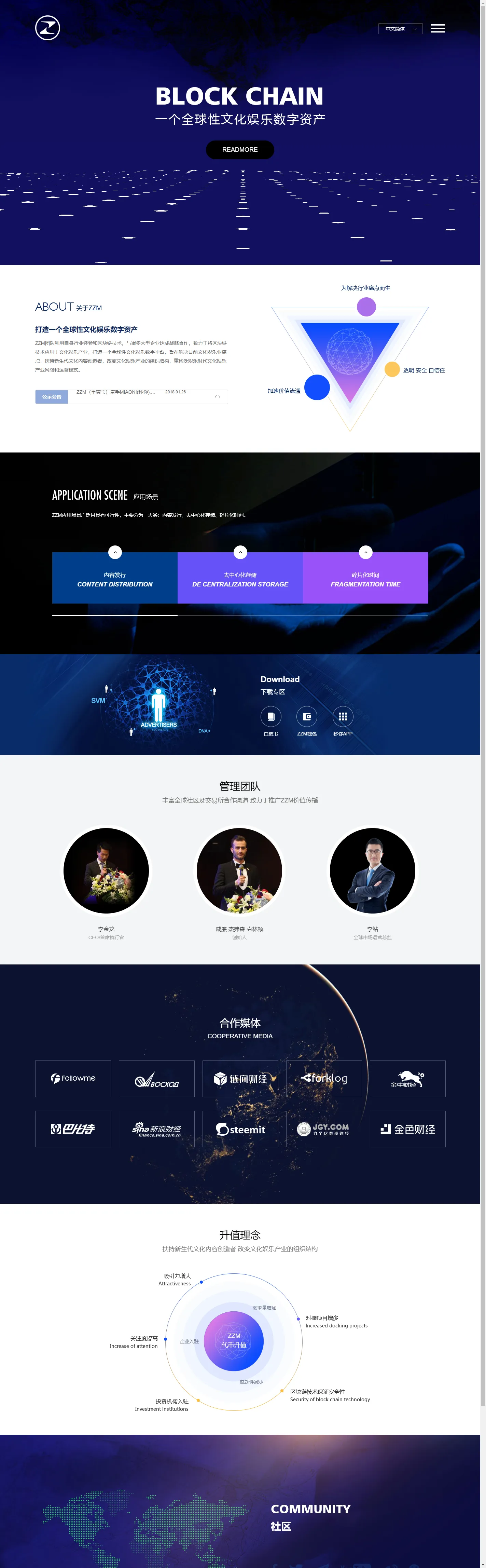 ZZM区块链赋能的全球区块文化娱乐融合网站源码，SEO优化版-七七源码网