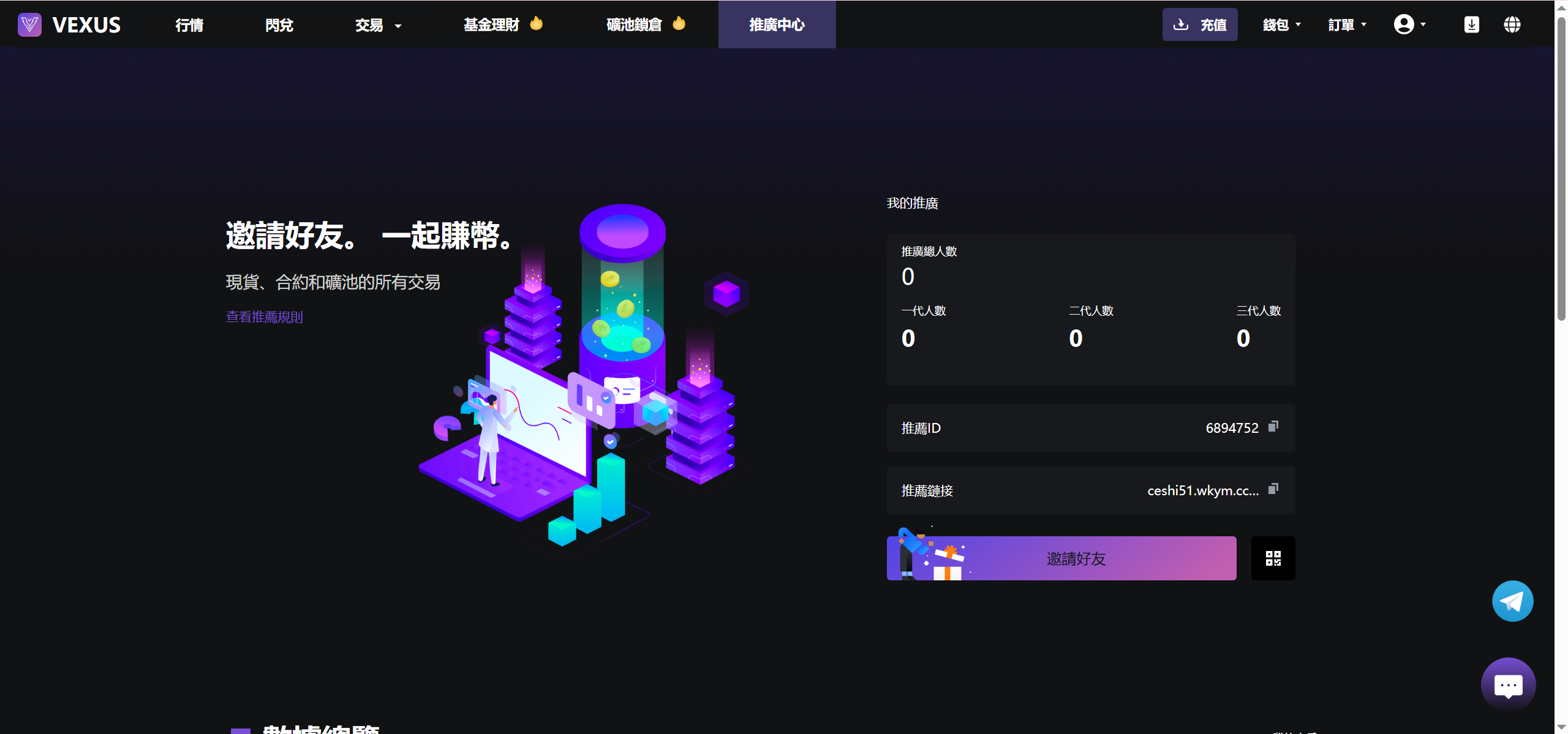 Vexus虚拟货币交易所源码 Java多语言交易所现货合约闪兑 图片