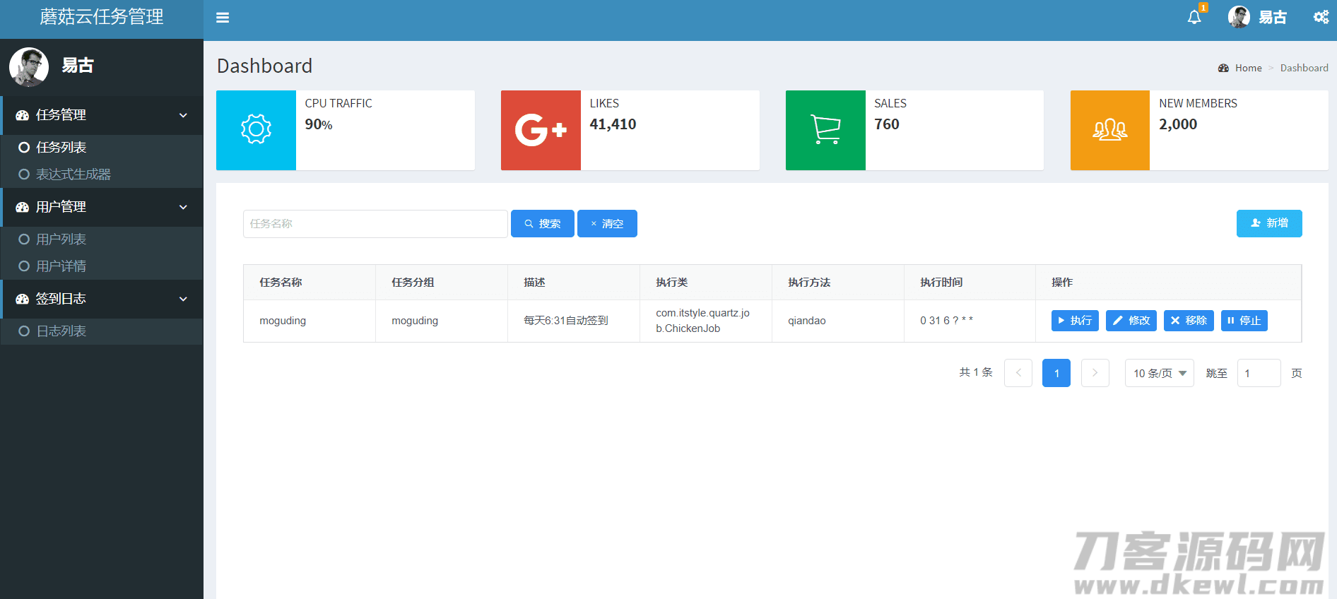 Java蘑菇钉云签到管理系统源码 - 优化版开源项目-七七源码网