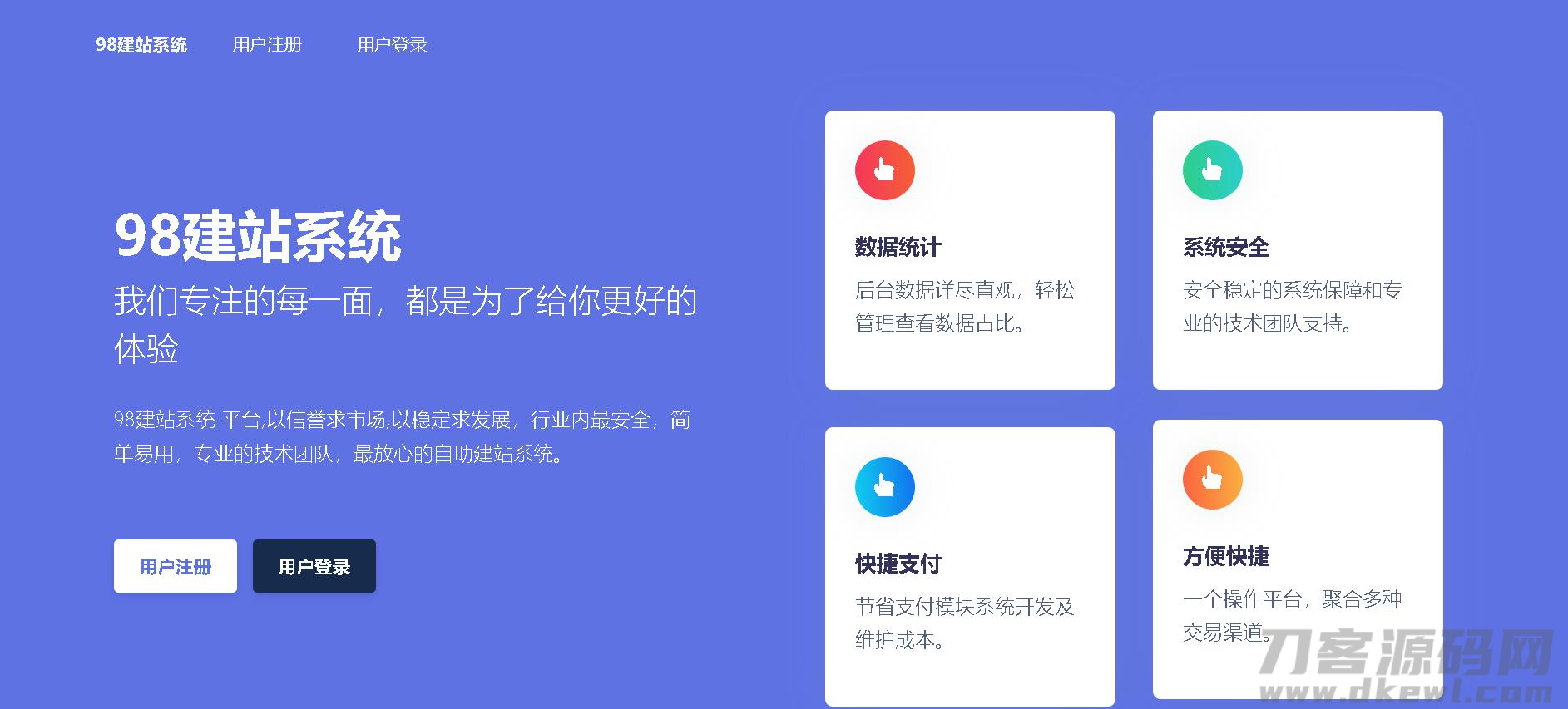 免授权版傻瓜式建站系统-七七源码网