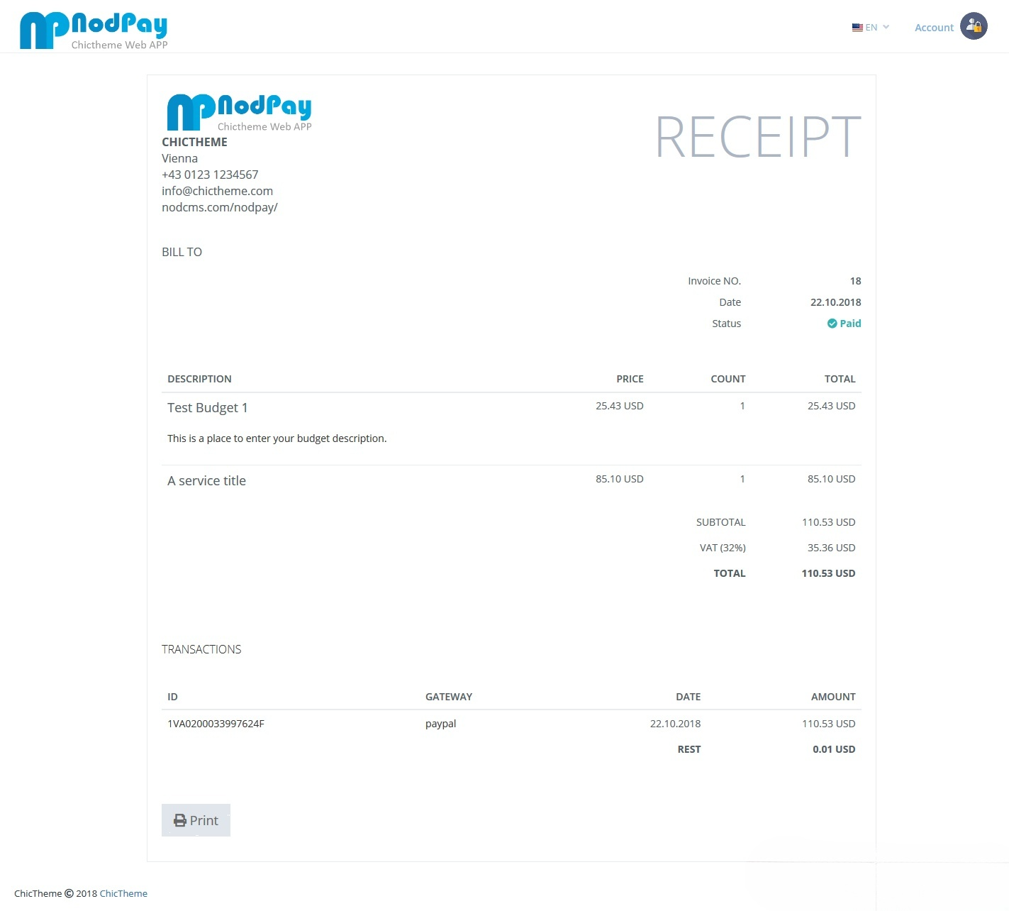 NodPay PHP在线支付源码 多语言PAYPAL收款系统 图片