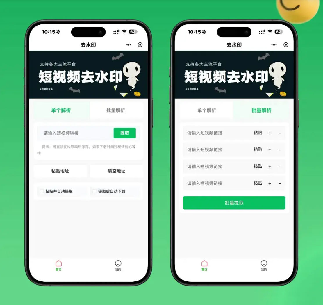 2026版去水印小程序源码 v1.6.5 - 高效去水印+流量主集成-七七源码网