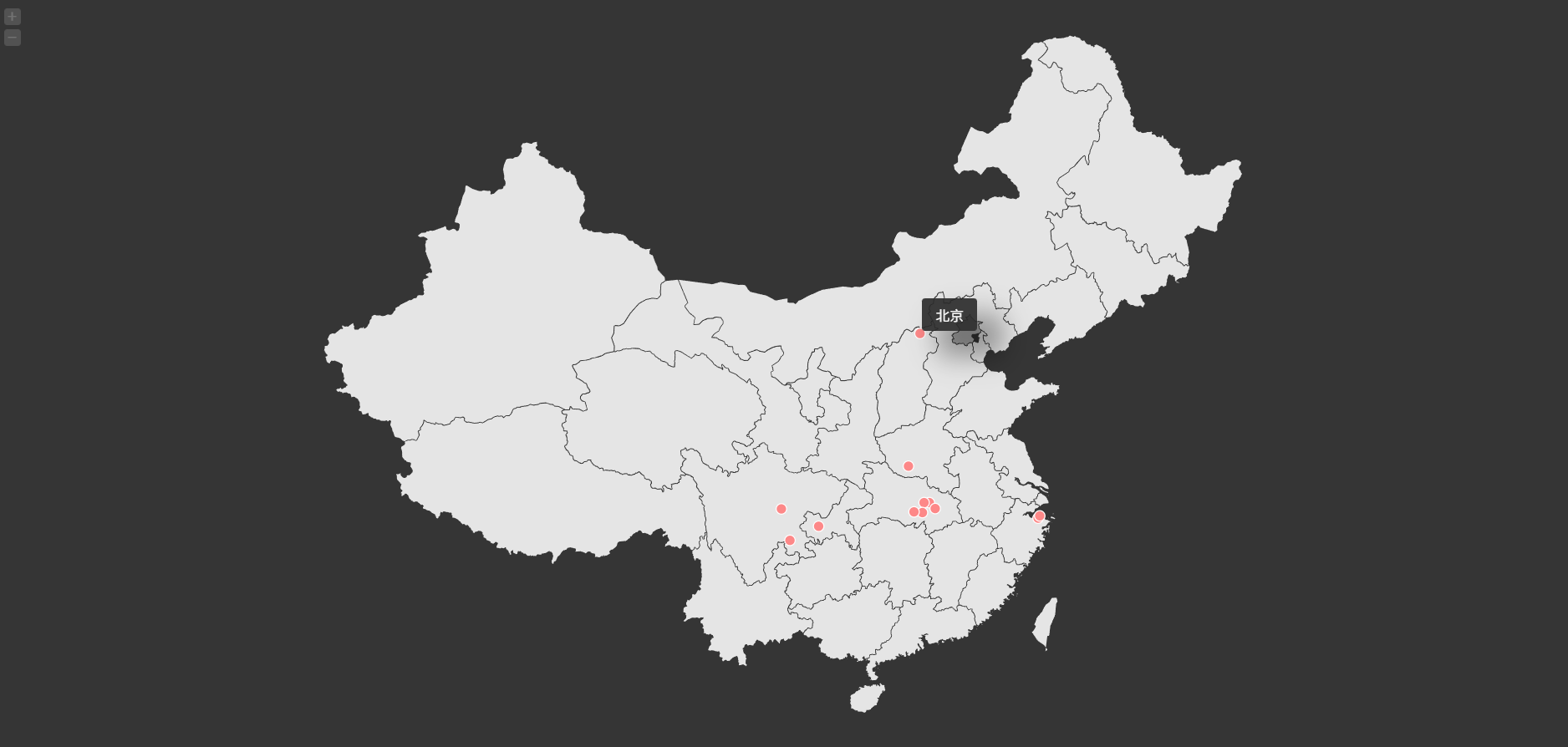 仿翁天信旅行足迹地图HTML源码-七七源码网