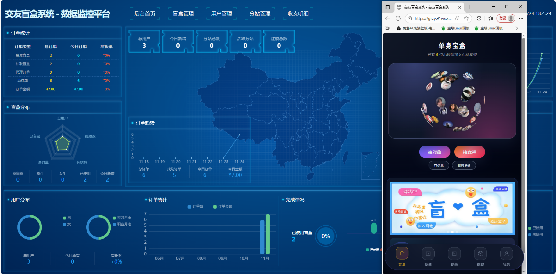 交友盲盒系统源码 - 智能随机社交匹配平台-七七源码网