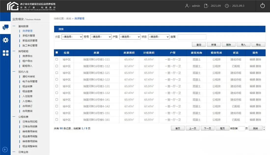 公共租赁住房信息管理系统PHP后台模板源码下载 - 搜索引擎优化版-七七源码网