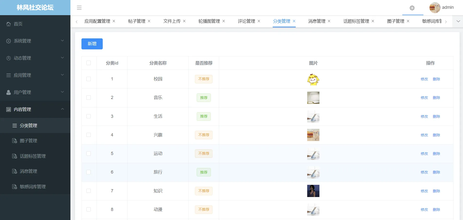 社交论坛交友发帖系统源码 前后端分离多端适配 图片