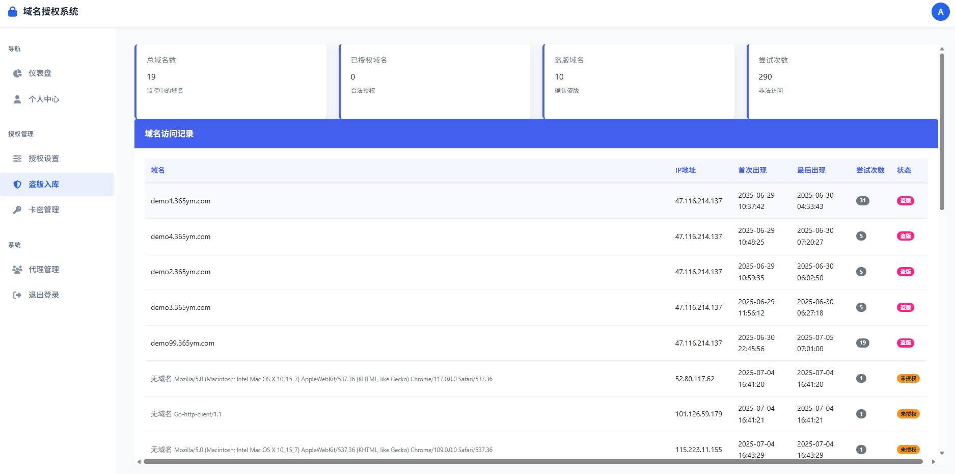 域名授权验证PHP系统源码 v1.2 图片