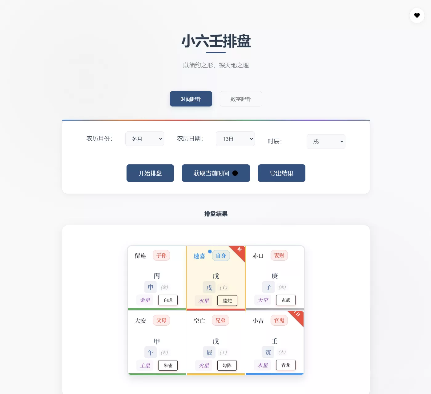 小六壬排盘工具开源源码 - 自适应AI辅助双端开发版-七七源码网