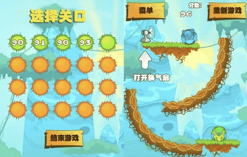 物理益智闯关H5游戏源码 - 森林协奏曲完整静态版HTML5游戏源码-七七源码网
