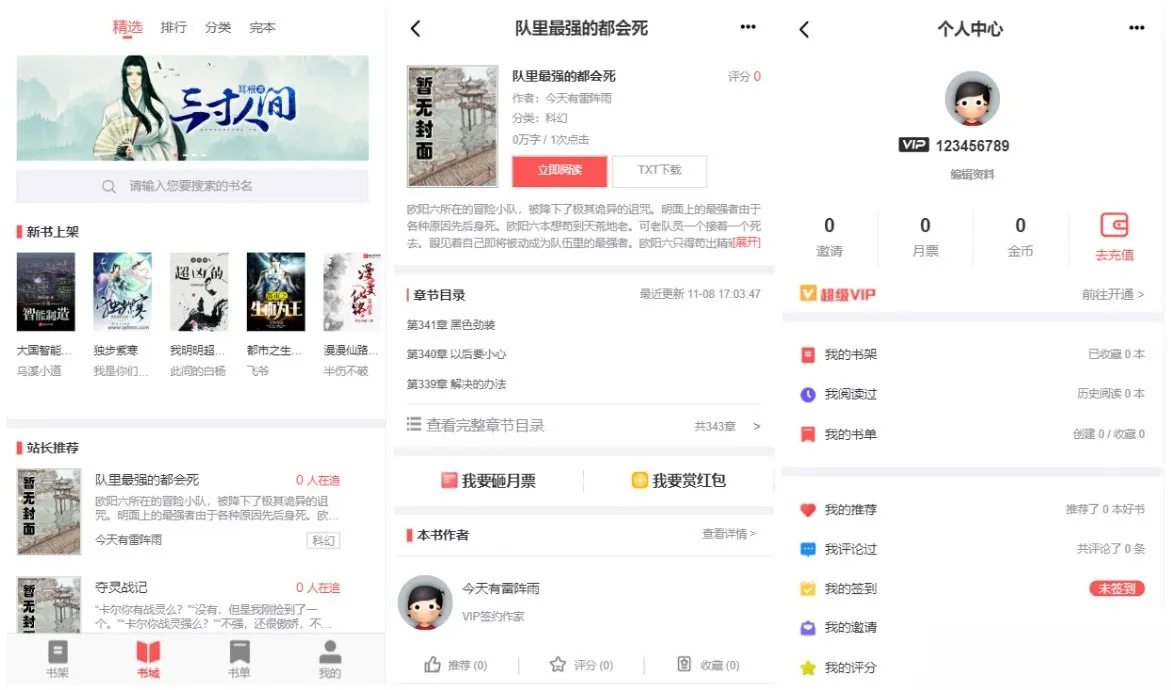PTCMS小说聚合平台PHP源码，全功能会员付费版SEO优化版-七七源码网