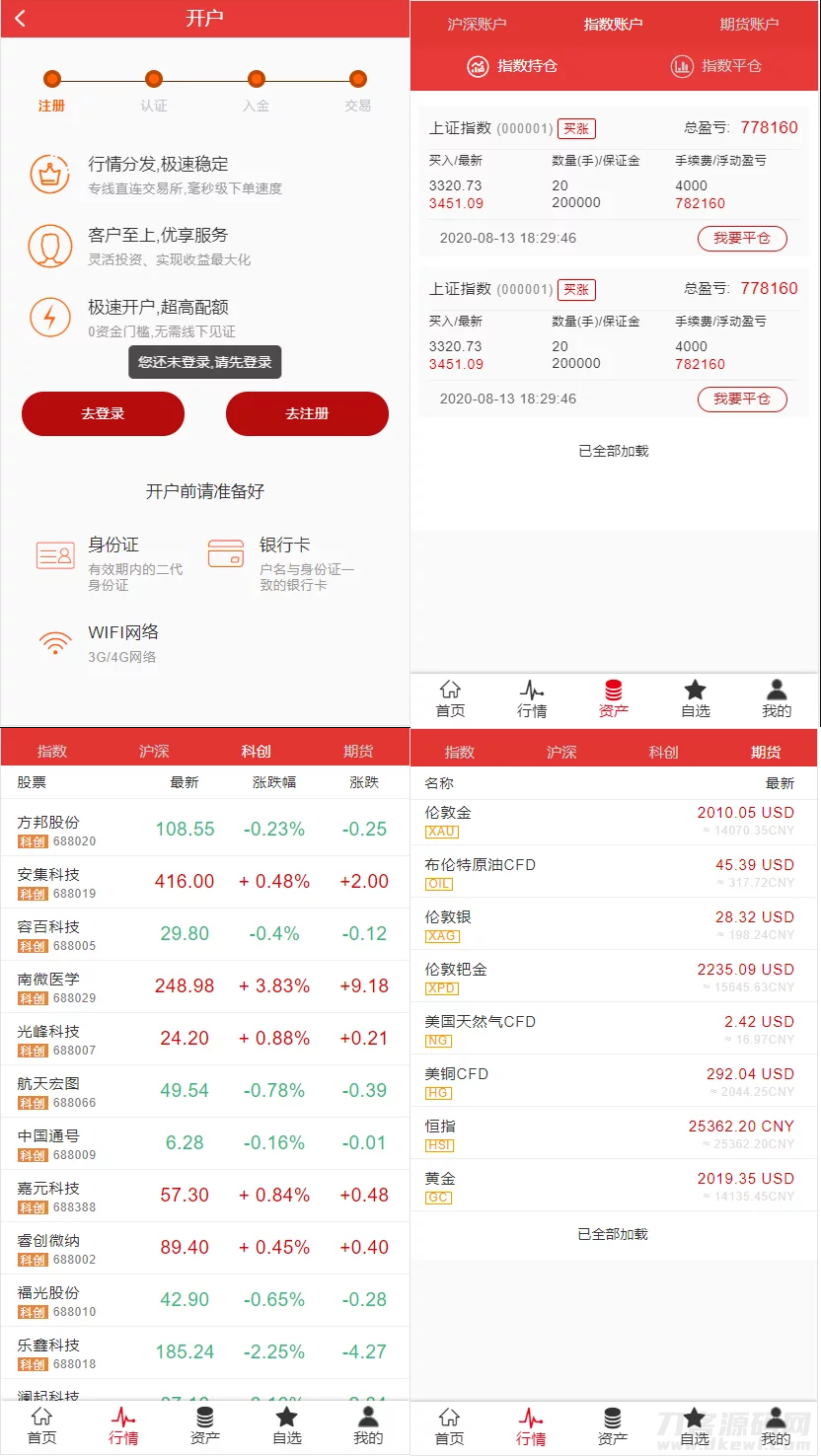 富汇交易所V3.0版源码 区块链证券股票 期货交易所 虚拟交易 代理系统源码-七七源码网