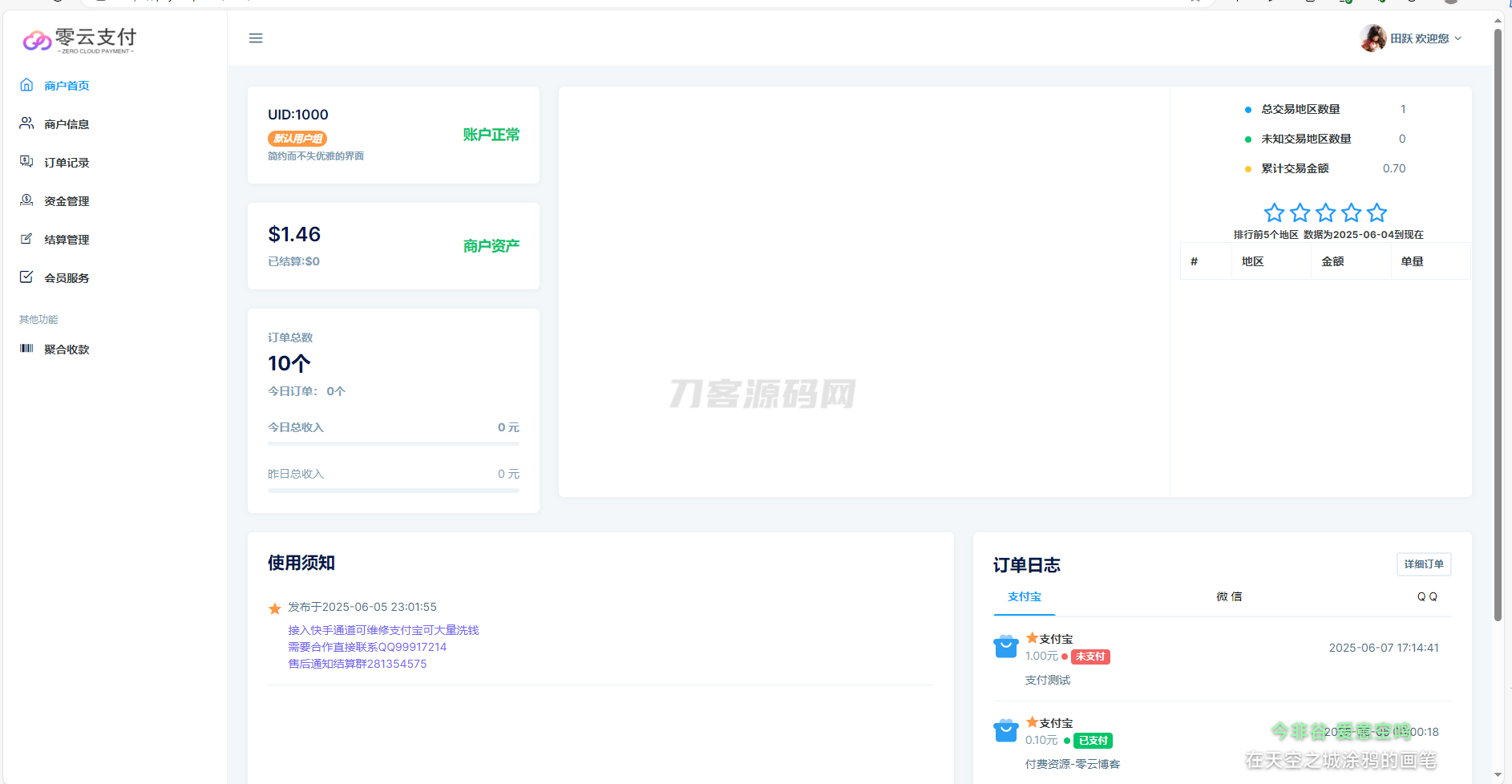 2025版易支付开源模板源码：三合一前台+用户中心+后台，全功能一键集成-七七源码网